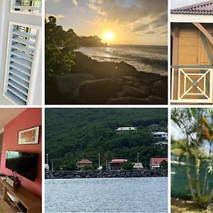Habitation Baliache - Maison Créole Avec Jardin Privatif, à 200m Hébergement de vacances Deshaies
